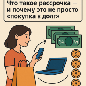 Что такое рассрочка — и почему это не просто «покупка в долг»